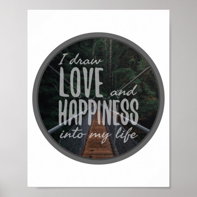 Affiche citations d'amour motivationnelles et inspirantes (Devant)