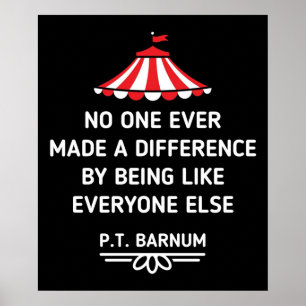 Affiche Citations de Barnum PT Personne n'a jamais fait la