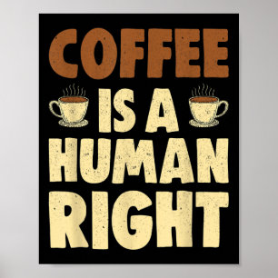 Affiche Citations De Café Drôle Addict Vintage Café Est Un