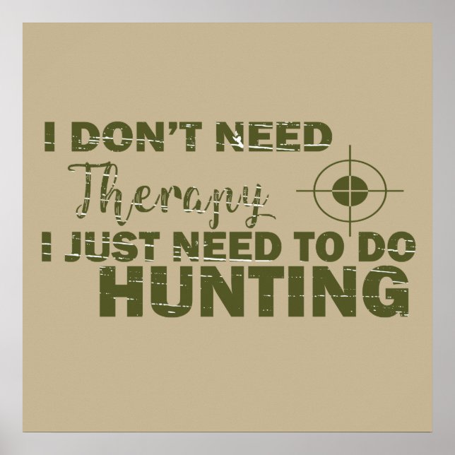 Affiche citations de chasse disant chasseur amant (Devant)