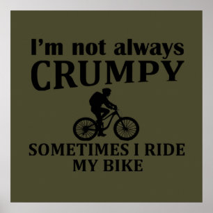 Affiche citations de cyclisme drôles