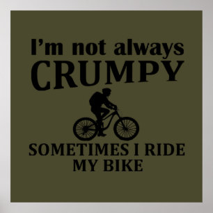 Affiche citations de cyclisme drôles