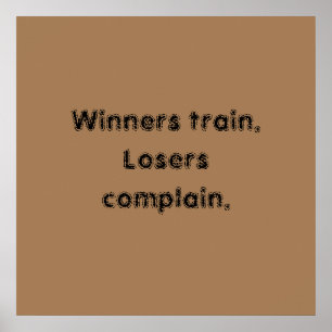 Affiche Citations de motivation de salle de sport et affic