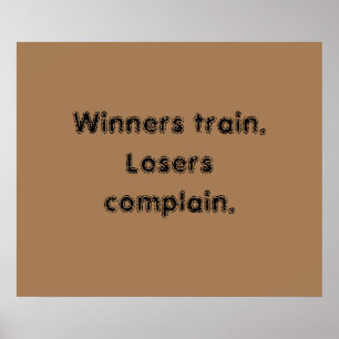 Affiche Citations de motivation de salle de sport et affic