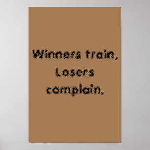 Affiche Citations de motivation de salle de sport et affic