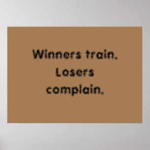 Affiche Citations de motivation de salle de sport et affic