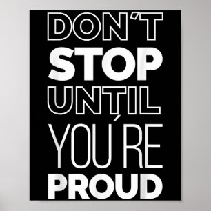 Affiche Citations de motivation inspirationnelle cool Grap