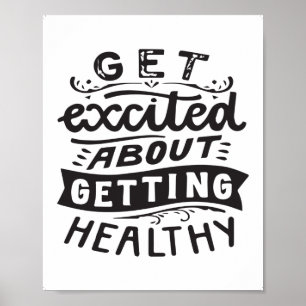 Affiche Citations De Santé, Citations De Fitness & Fitness