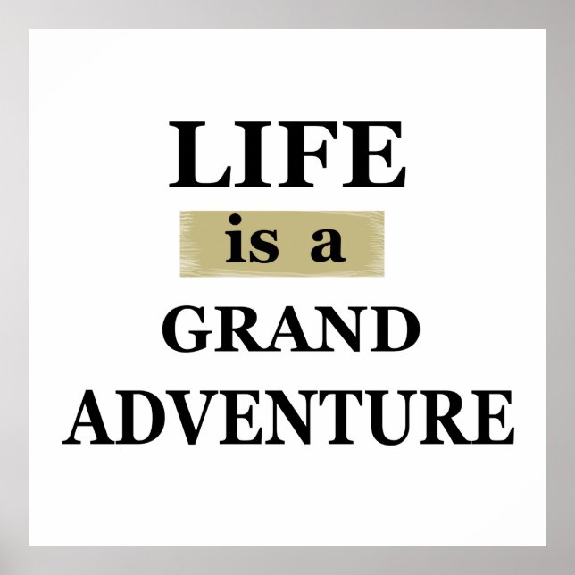 Affiche Citations de vie motivante (Devant)