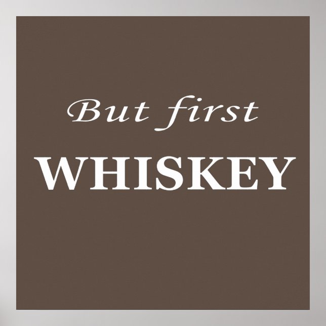 Affiche citations de whisky (Devant)