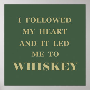 Affiche Citations de whisky drôles citations de boisson