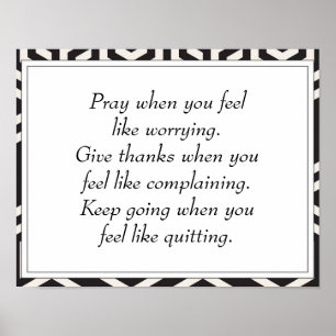 Affiche Citations d'encouragement à la vie inspirationnell