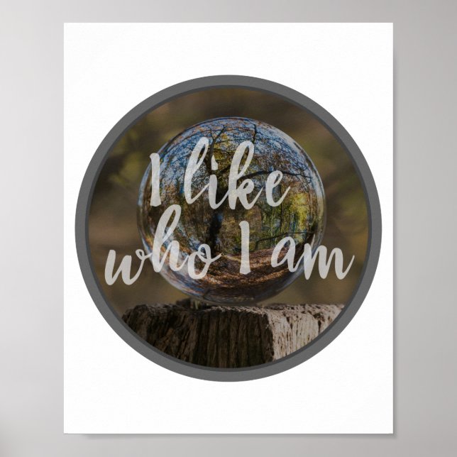 Affiche citations d'inspiration matinale pour acceptation  (Devant)