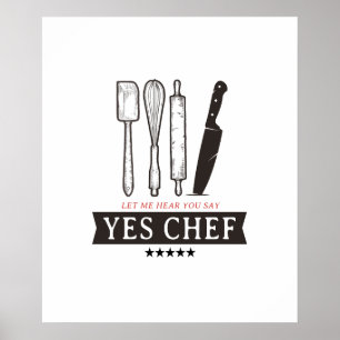 Affiche Citations drôles de chef
