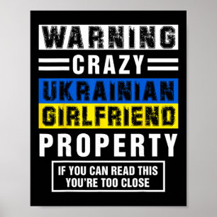 Affiche Citations drôles de petite amie ukrainienne dicton
