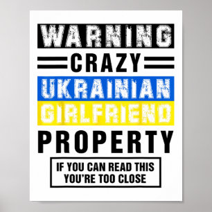 Affiche Citations drôles de petite amie ukrainienne dicton
