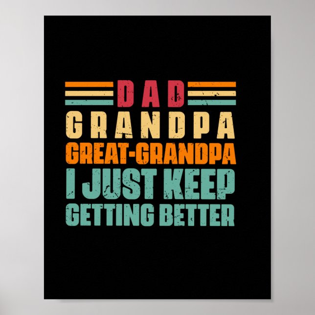 Affiche Citations grand-père | Papa Grand Grand Papi (Devant)