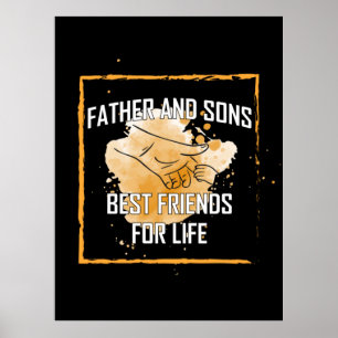 Affiche Citations grand-père   Père Et Fils Meilleur Ami
