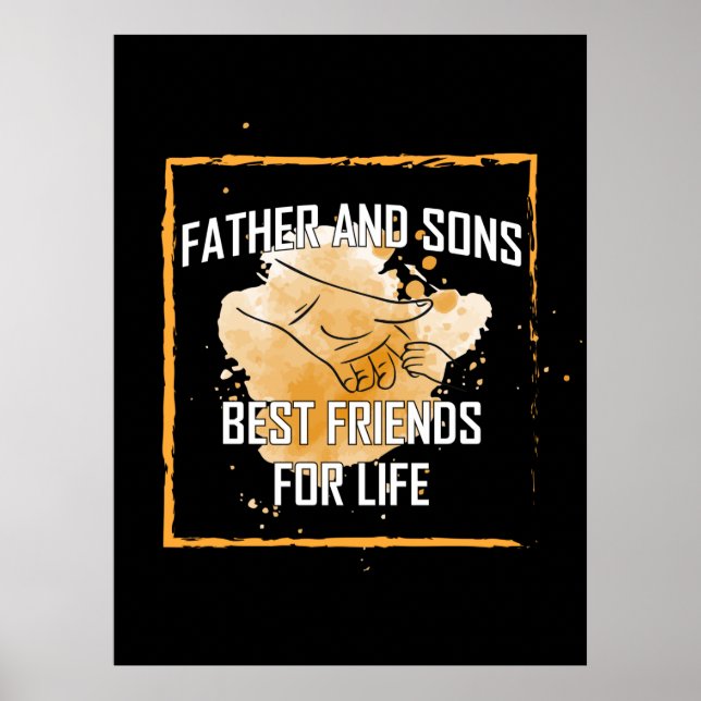 Affiche Citations grand-père | Père Et Fils Meilleur Ami (Devant)