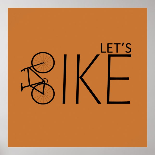 Affiche citations inspirantes à vélo (Devant)