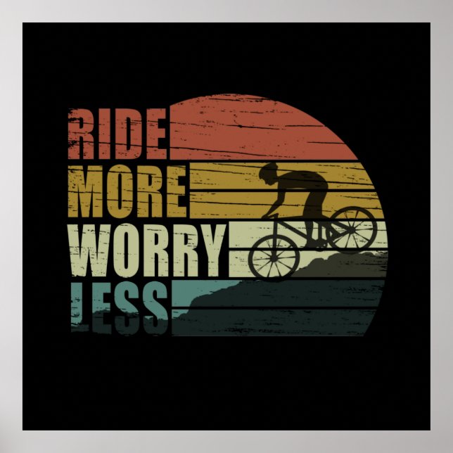 Affiche citations inspirantes de cyclisme (Devant)