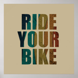 Affiche citations inspirantes de cyclisme