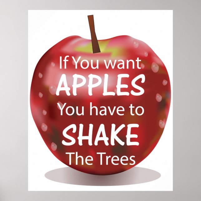 Affiche Citations inspirantes sur l'affiche Apple (Devant)