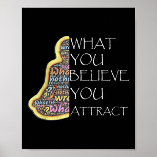 Affiche Citations Inspirationnelles Ce Que Vous Croyez Att