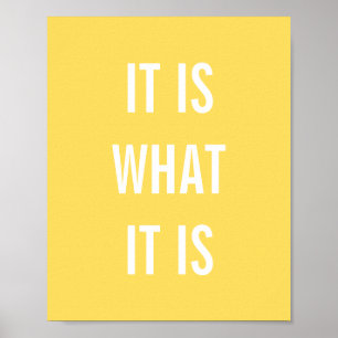 Affiche Citations Inspirationnelles Citations Blanc Jaune