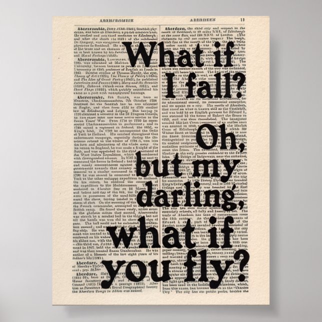 Affiche Citations motivantes pour la chambre (Devant)