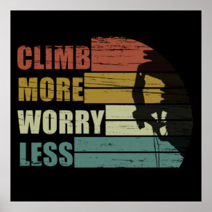 Affiche citations motivantes pour les grimpeurs