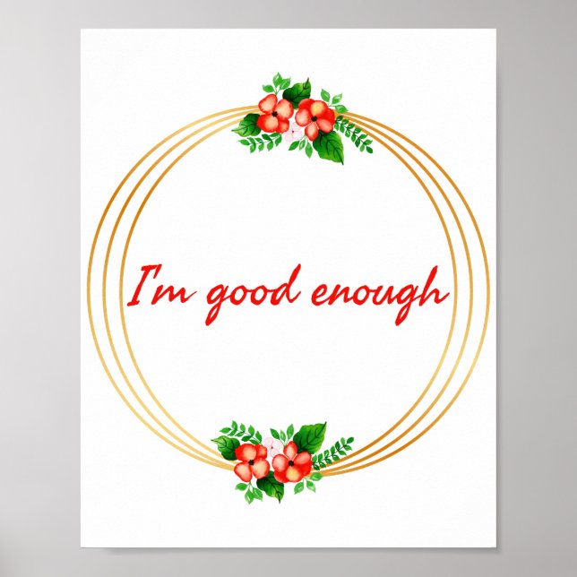 Affiche citations motivationnelles et inspirantes pour la  (Devant)