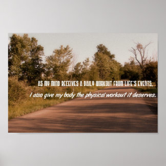 Affiche Citations Motivationnelles Exercice—Exercice physi