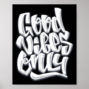 Affiche Citations motivationnelles inspirées de Good Vibes