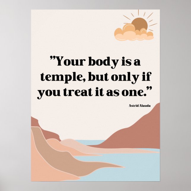 Affiche Citations pour l'affiche des centres médicaux et d (Devant)