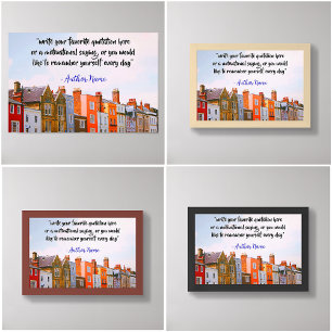 Affiche Citations Quotidiennes Personnalisées / Créer Votr