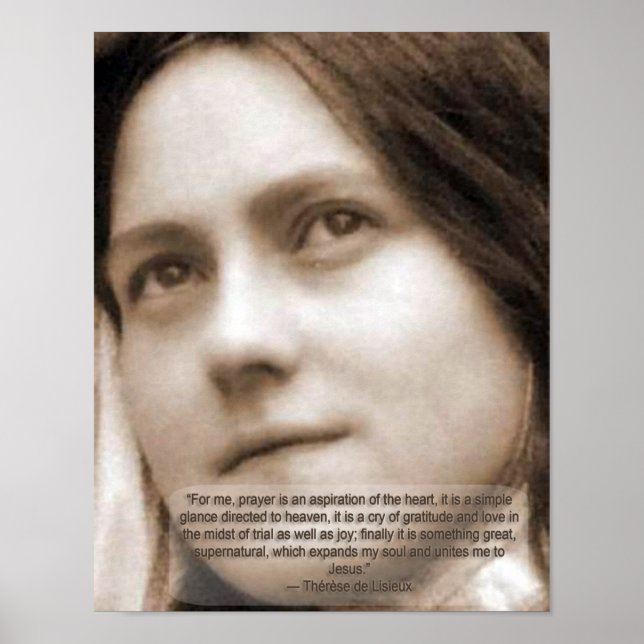 Affiche Citations St Therese (Devant)