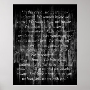 Affiche Citations Trauma Informées