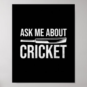 Affiche Citez-moi à propos de Cricket Citation pour un jou