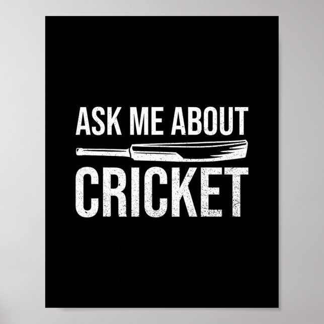 Affiche Citez-moi à propos de Cricket Citation pour un jou (Devant)
