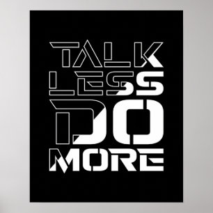 Affiche Citez Moins Faites Plus Citation Motivante Inspira