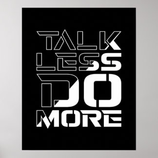 Affiche Citez Moins Faites Plus Citation Motivante Inspira