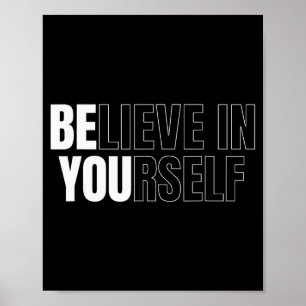 Affiche Citez-vous Croyez En Vous Citation Motivationnelle
