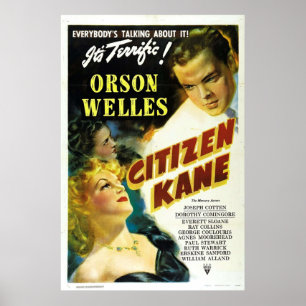 Affiche Citoyen Kane