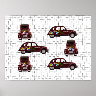 Affiche Citroën 2CV - Ente - Döschwo