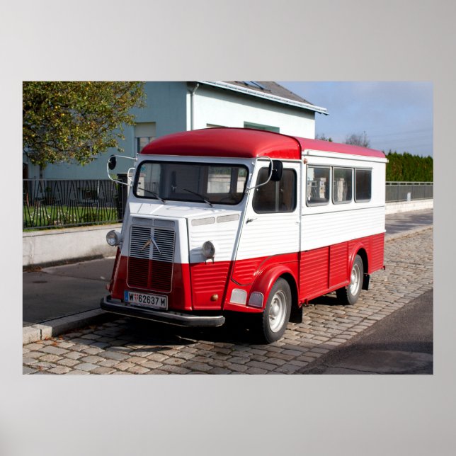 Affiche Citroen Type H Van (Devant)