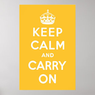 Affiche Citron Carré jaune