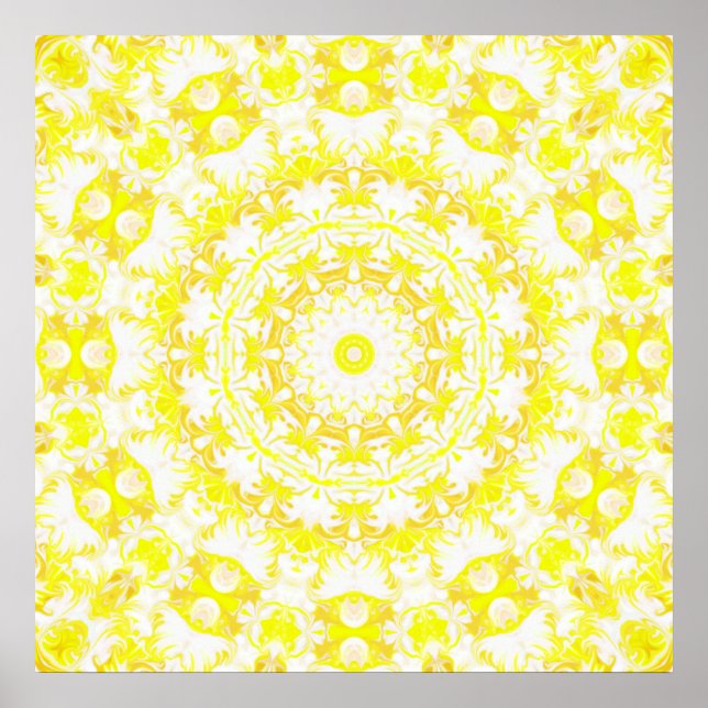 Affiche Citron meringue kaléidoscope (Devant)