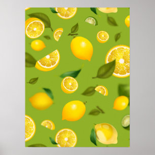 Affiche Citron Variété 8