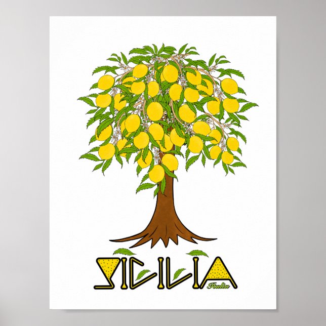 Affiche Citronnier (Devant)